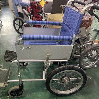 日進医療器　車椅子　FB-K 中古 ブルー