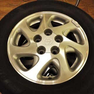 夏タイヤ トヨタ 純正ホイール タイヤ 4本セット 205/65R15 2014年製 