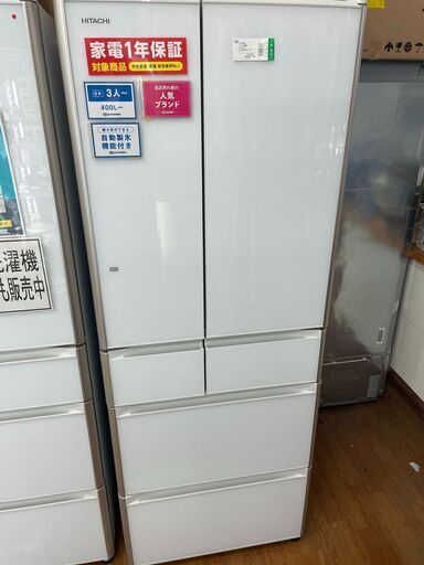 ヒタチ　6ドア冷蔵庫　R-XG5100G　2017年製　５０５L