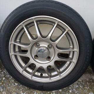 MITSUBISHI ELECTRIC TC-EJ1JS-ARIVAZZA エンケイ 中古タイヤホイール4 