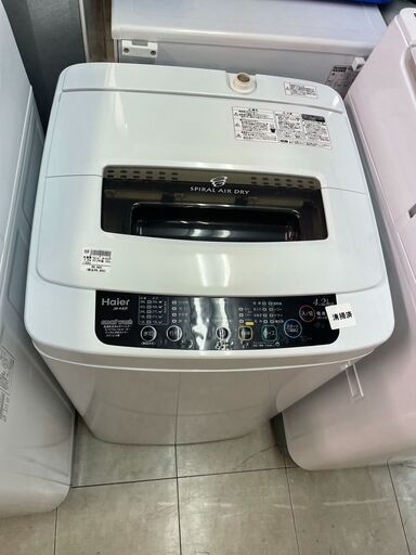 ハイアール　4.2㎏全自動洗濯機　2012年製　JW-K42F