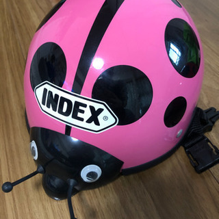 【ネット決済】キッズヘルメット てんとう虫 ピンク