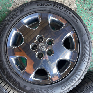 セルシオ　純正オプションメッキアルミ