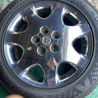 セルシオ　純正オプションメッキアルミ