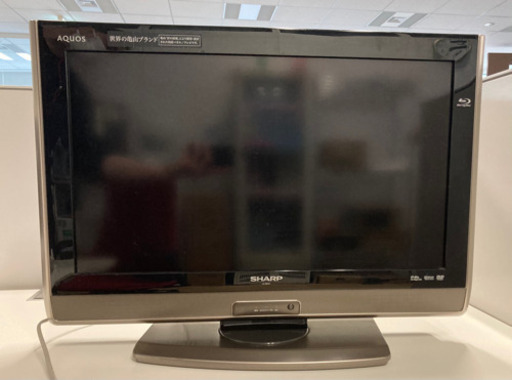 【受渡決定】AQUOS DVD,Bluerayレコーダー内蔵液晶TV 26インチ　DVD,Bluerayレコーダー内蔵