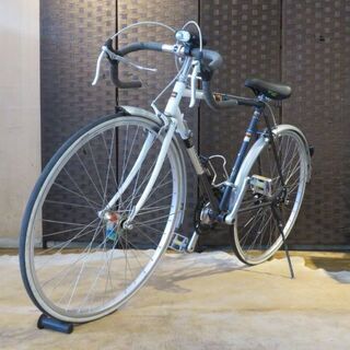 □敷島自転車 AT-2500 ATHLETA アスレタ 14速 シルバー