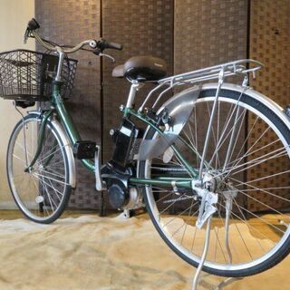 □PANASONIC VIVI BE-ELL63 パナソニック ビビ グリーン 26インチ 内装3段 電動自転車 充電器付 楽々お買い物! 自転車 札幌発 □PANASONIC VIVI BE-ELL63 パナソニック ビビ グリーン 26インチ 内装