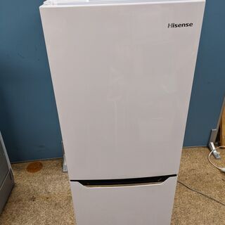 (売約済み)〔高年式2020年製] Hisense ハイセンス ノンフロン冷凍冷蔵庫 150L HR-D15C ホワイト