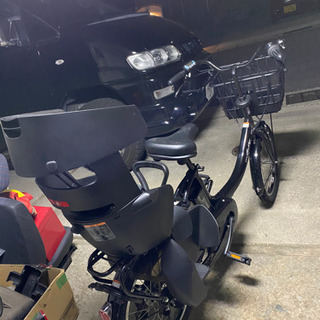 電動自転車チャイルドシート付きイオン限定カラー