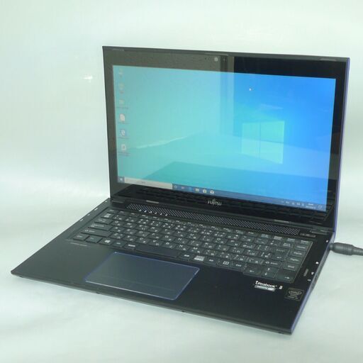 1台限定 送料無料 新品SSD搭載 タッチ対応 ノートパソコン 中古良品 Win10 13.3型 富士通 UH55/M 第4世代Core i5 8GB 無線LAN LibreOffice