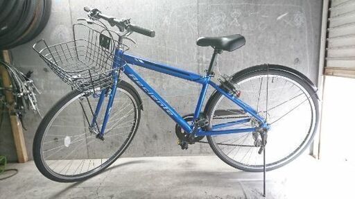 楽天市場】クロスバイク カゴ付き 27インチ（クロスバイク｜自転車 