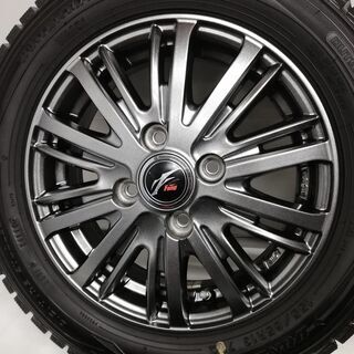 ★スタッドレス・ホイール 4本★ 155/65R13 ダンロップ ウィンターマックス WM01 ’19 90% 13x4.00B Fang SINOLION 4H -100 軽自動車   ～横浜市旭区 ズーラシア近く～