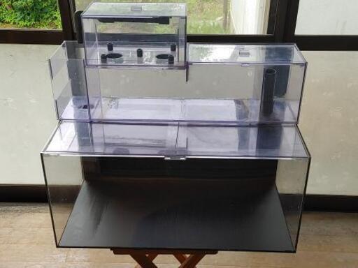 中古アクリル水槽セット 75cm幅