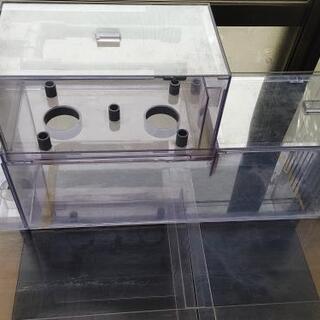中古アクリル水槽セット 75cm幅