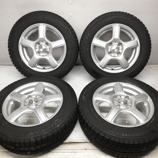 175/65R14 ブリヂストン ブリザック 2014年製 14x5.5 GRASS 4H -100 Off 40 スタッドレス 4本    ～横浜市旭区 ズーラシア近く～