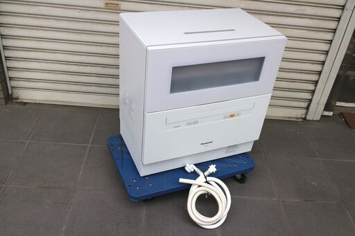 広島市内配達無料　18年製　パナソニック　電気食器洗い乾燥機　NP-TH1-W 18年製　エコナビ　食洗機　Panasonic 　家庭用　100V　50/60Hz  MA14