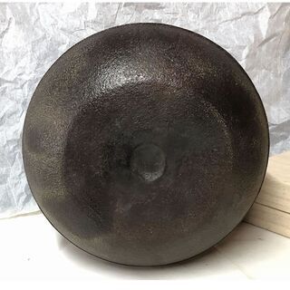 e790 茶釜 菊地政光 筒形釜 竹地紋 共箱 茶道具