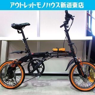 折りたたみ自転車 ドッペルギャンガー 16インチ 104 bla...