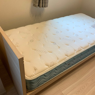 フランスベッドフレーム マットレス キュリアスAG 美品 シングルサイズ