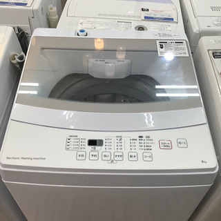 全自動洗濯機　ニトリ 2019年製 6.0kg
