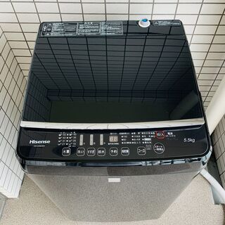 Hisense ハイセンス 洗濯機 2016年製 5.5Kg HW-G55E4KK