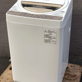⑲【6ヶ月保証付・税込み】東芝 6kg 全自動洗濯機 AW-6G3 16年製
