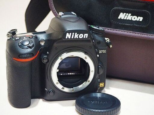 【苫小牧バナナ】Nikon/ニコン デジタル 一眼レフカメラ D750 ボディ 中古 動作OK 付属あり キャリーケース付き♪