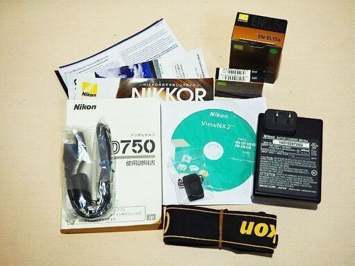【苫小牧バナナ】Nikon/ニコン デジタル 一眼レフカメラ D750 ボディ 中古 動作OK 付属あり キャリーケース付き♪