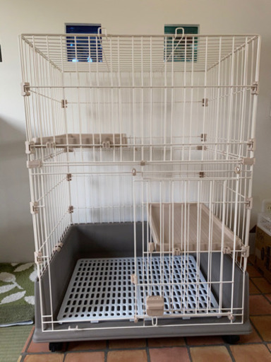 猫　ゲージ　ペッツワン　カインズ　すのこ付