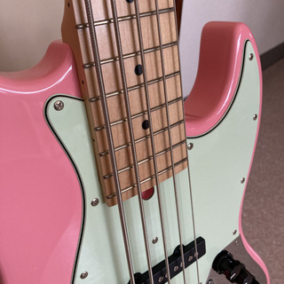 エレキベース Bacchus 5弦ベース WL-534S ALD SP ピンク