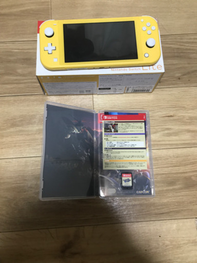 スウィッチ ライト イエロー モンハンライズ セット Nintendo Switch