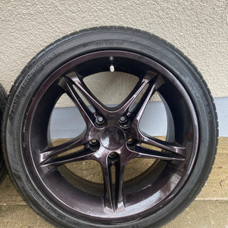 希少品　ヨコハマ　AVS VS5 4本セット　17インチ　9j＋38　ドリフト練習用に 希少品 ヨコハマ AVS VS5 4本セット 17インチ 9j＋38 ドリフト練習用に