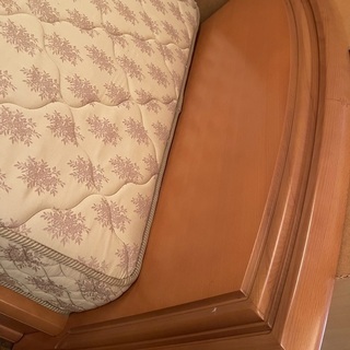 フランスベッド　セミダブル　3段引き出し収納付き　ベッドフレーム&マットレス