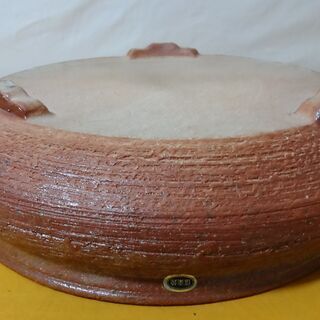 ☆ 稀少 レア 未使用品 信楽焼 大判 水盤 伝統工芸品 ☆