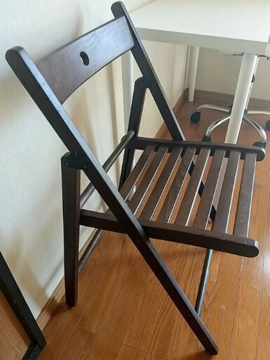 ⚠️7月25日迄出品【最終値下げ】イケア 木製折りたたみチェア IKEA foldable chair TERJE