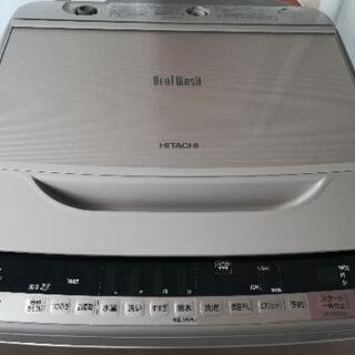 日立 2016年製 全自動電気洗濯機（10kg） ビートウォッシュ BW-10WV 排水ホース、糸くずフィルター新品交換済 日立 2016年製 全自動電気洗濯機（10kg） ビートウォッシュ BW-10WV