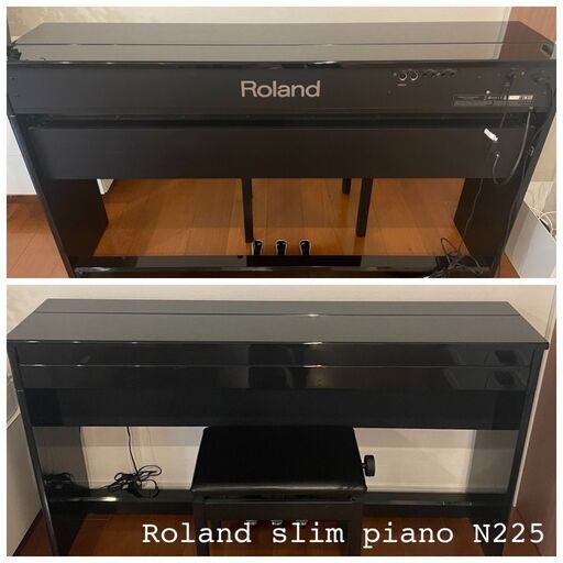 【Roland 】マンションにおすすめ！スタイリッシュスリム電子ピアノN225