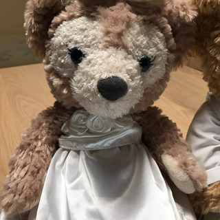 ダッフィー&シェリーメイ ブライダルコスチューム付き