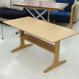 北海道/千歳市 良品企画 ダイニングテーブル ナチュラル 幅約130 