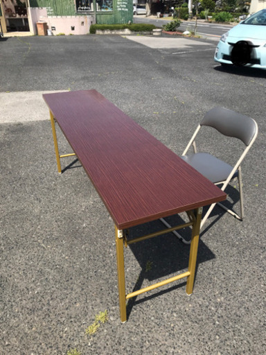 会議テーブル3パイプ椅子10セット