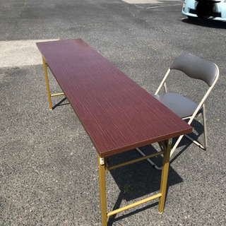 会議テーブル3パイプ椅子10セット