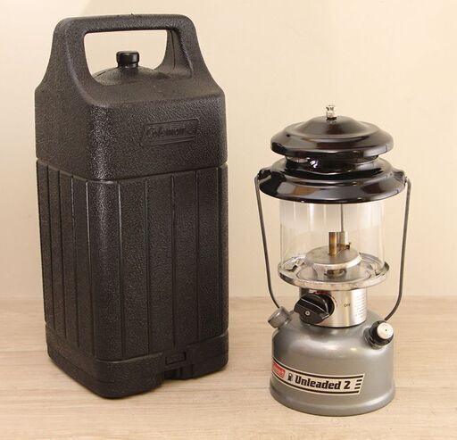Coleman 285-740J コールマン ツーマントル ガソリンランタン 箱付き ケース アウトドア キャンプ ライト ヴィンテージ レトロ(P1164amxY)