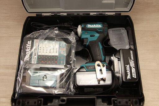 未使用 makita マキタ 18V 6.0Ah インパクトドライバー TD172DRGX 青(D4027kswxY)
