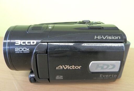 ハンディカメラ Victor ビクター Everio GZ-HD3 2.8 型(インチ) ブラック ビデオカメラ 札幌 西野店