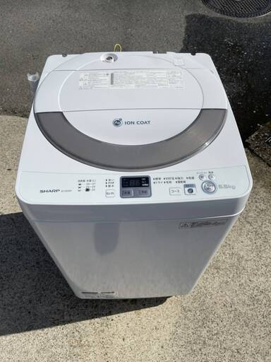 SHARP 5.5kg 洗濯機 ES-GE55N-S