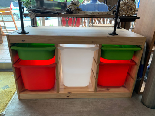 【引取限定】IKEA トロファスト おもちゃ箱