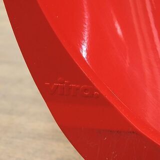 (Y)北大前! 札幌 引取 美品 Vitra/ヴィトラ パントンチェア クラシック レッド/赤 ヴァーナー・パントン アンティーク スタッキングチェア/イス 中古/USED