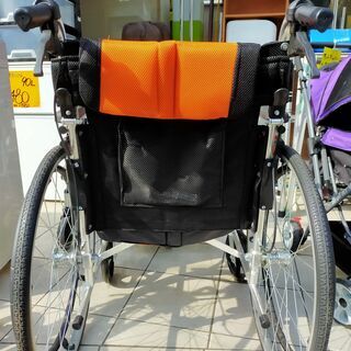 KADOKURA 車いす 車椅子☆自走式☆オレンジ ☆配達可能 買取帝国 朝霞店