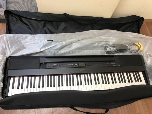 YAMAHA ヤマハ 木製鍵盤 電子ピアノ P-515B 2019年製 高年式 ケース付き