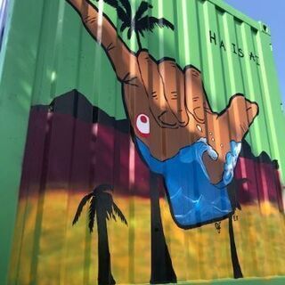 10ft コンテナ 映えスポット アート 倉庫